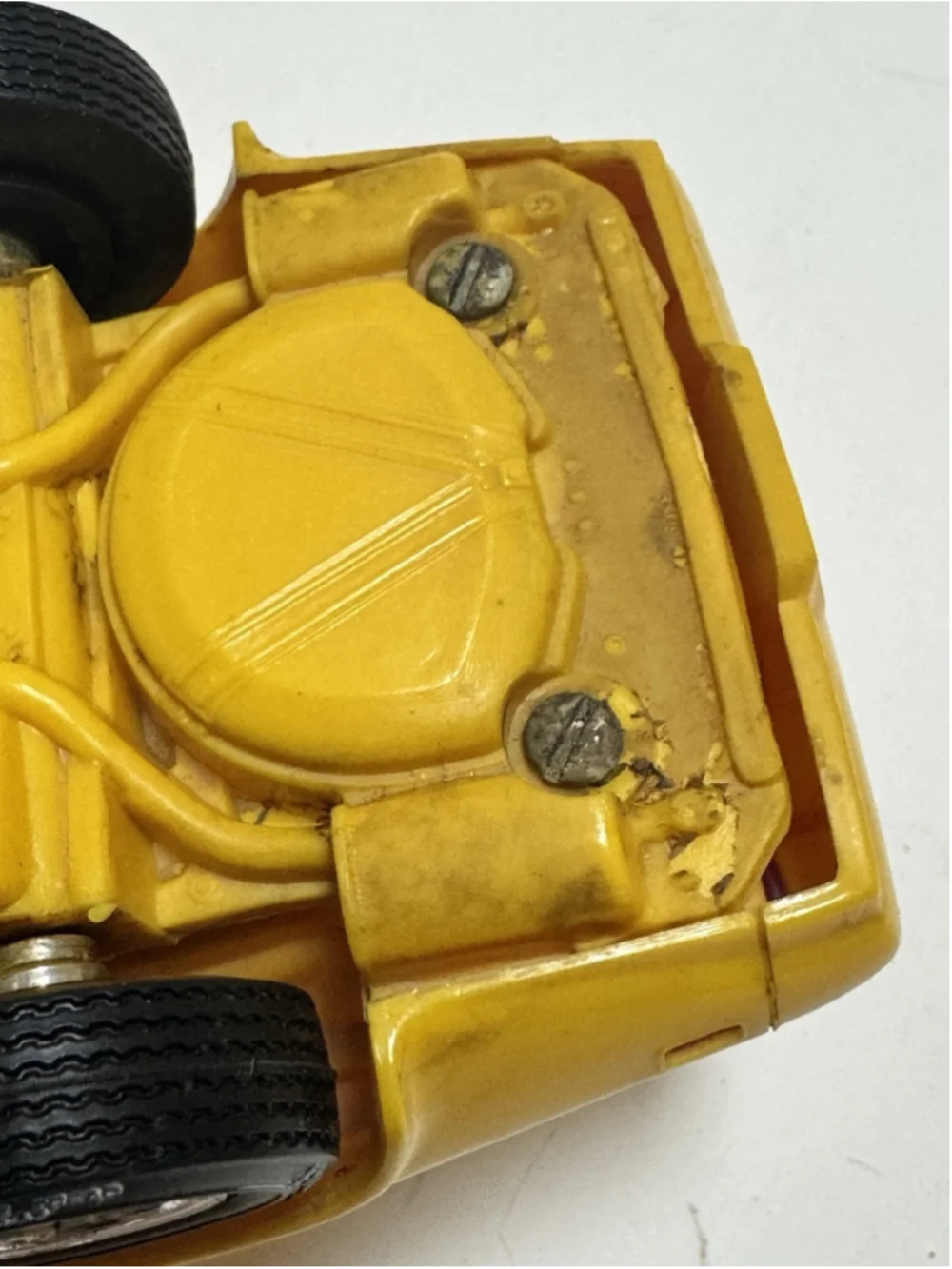 ERTL 1980 Corvette Dealer Promo Yellow Screw Bottom - Vintage