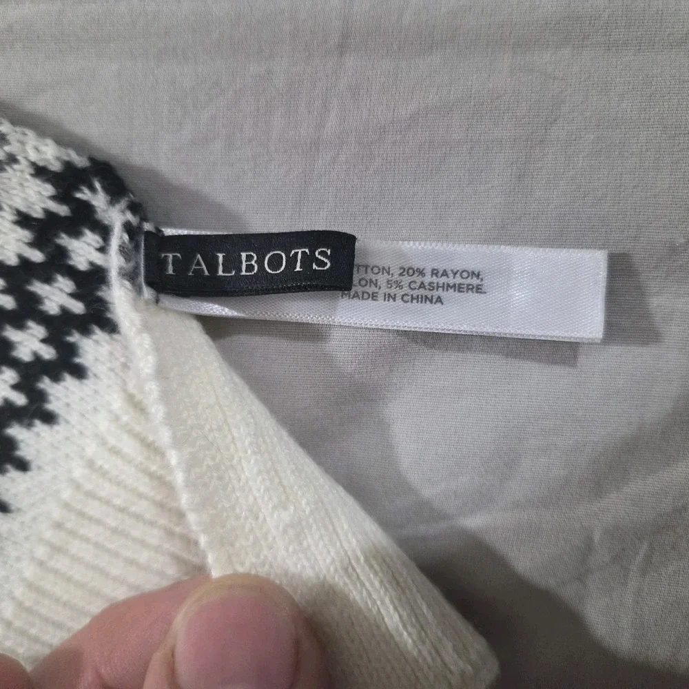 Talbots fairisle sweater