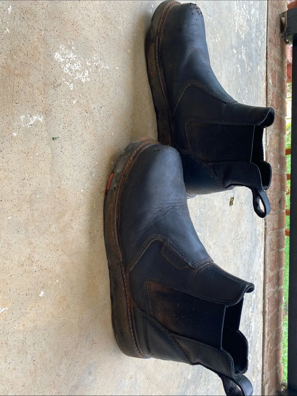 Brunt lightly worn