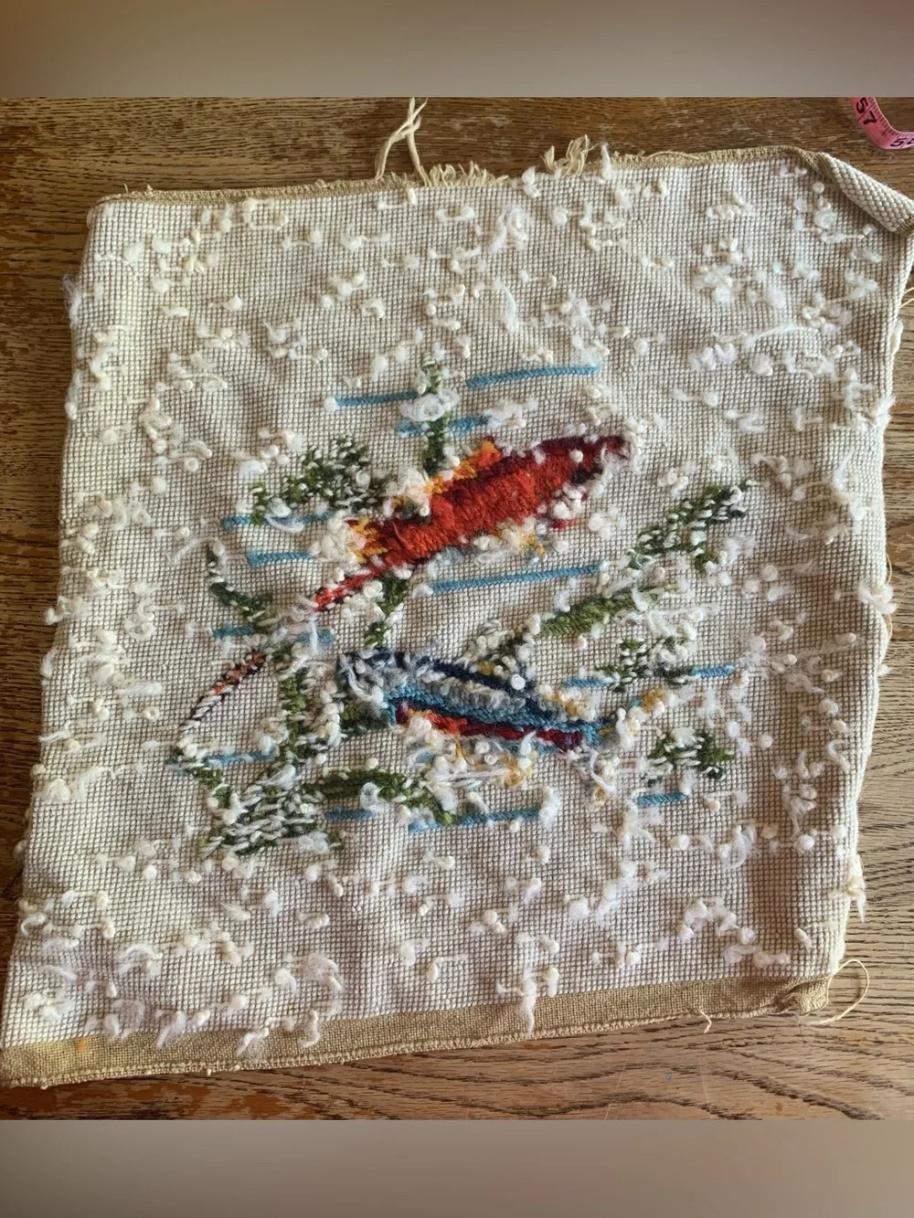 Vintage hand stitched