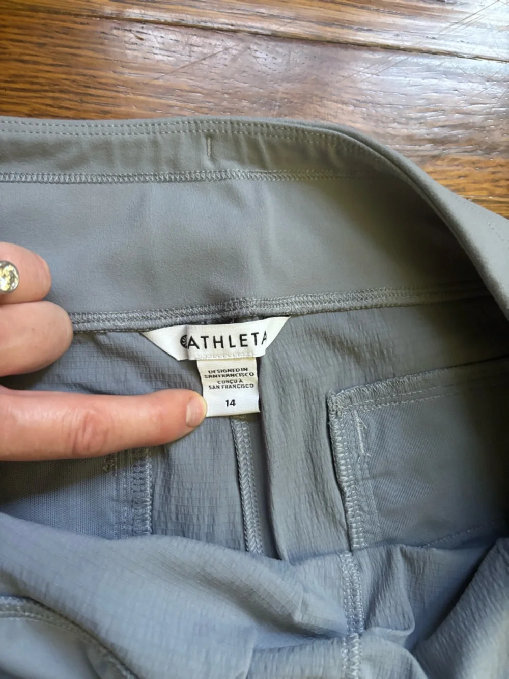 Athleta trekkie 11 fabric