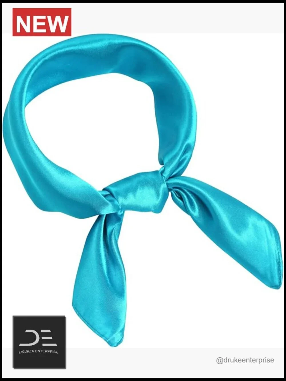 Satin Square Scarf Ribbon Neck Scarf Costume Accessory