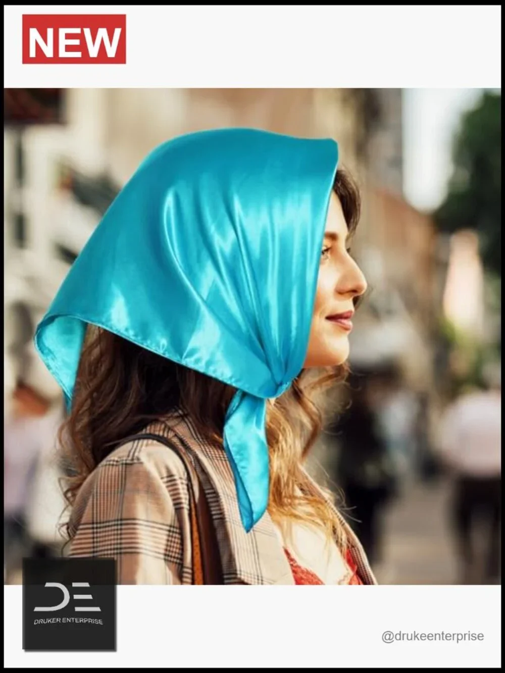 Satin Square Scarf Ribbon Neck Scarf Costume Accessory