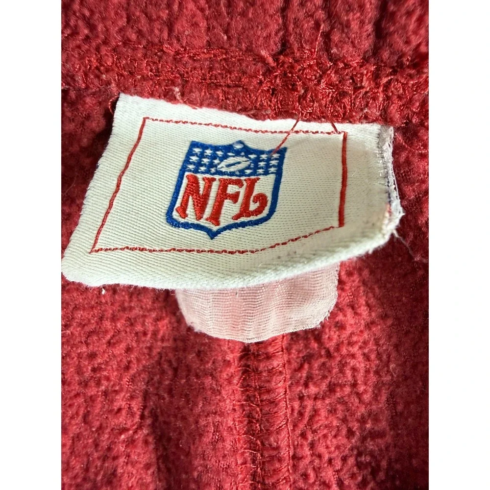 Vintage San Francisco 49ERS Fleece Red Pants Mens size XL 40x28