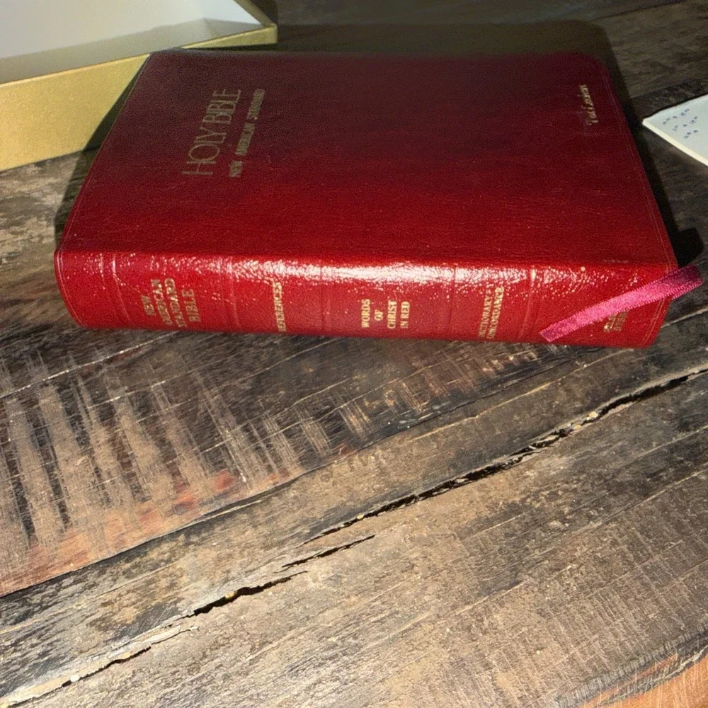 NELSON GIANT PRINT REFERENCE BIBLE / BURGANDY LEATHERFLEX / RED LETTER EDITION