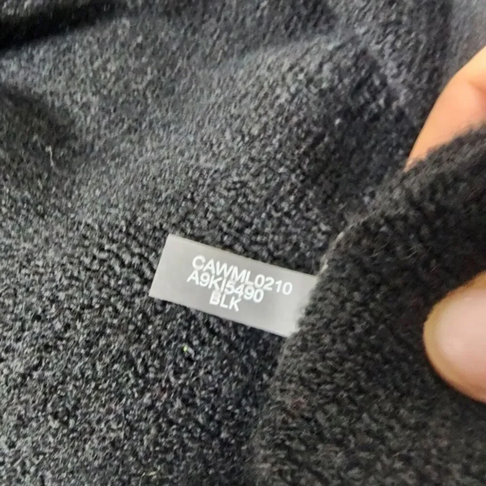 Calvin Klein Black Logo'd Super Soft Infinity Scarf