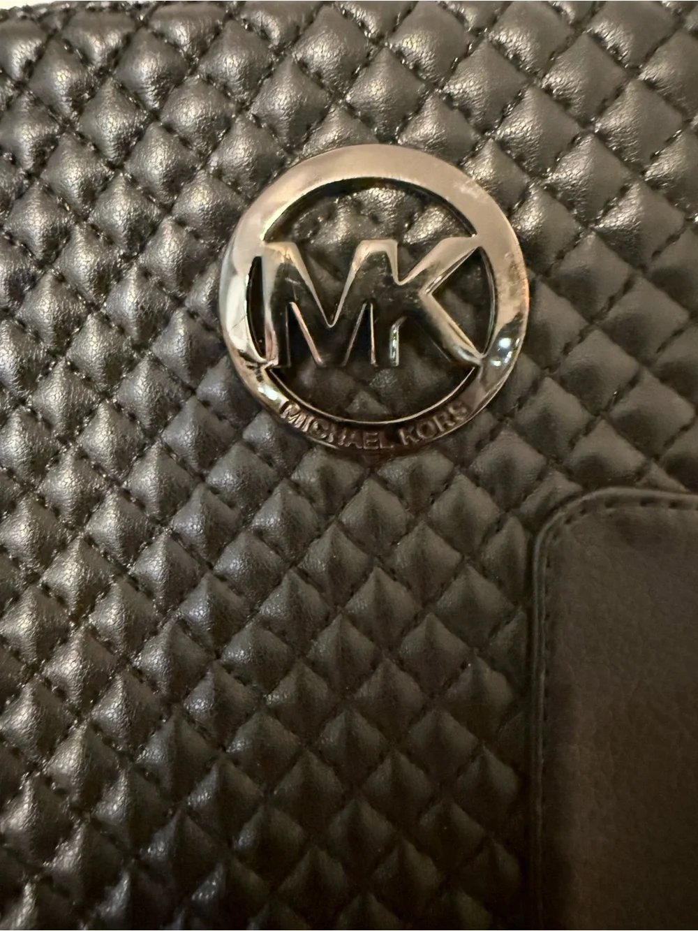 Michael Kors Black Quilted Over-the-Knee Riding Boots