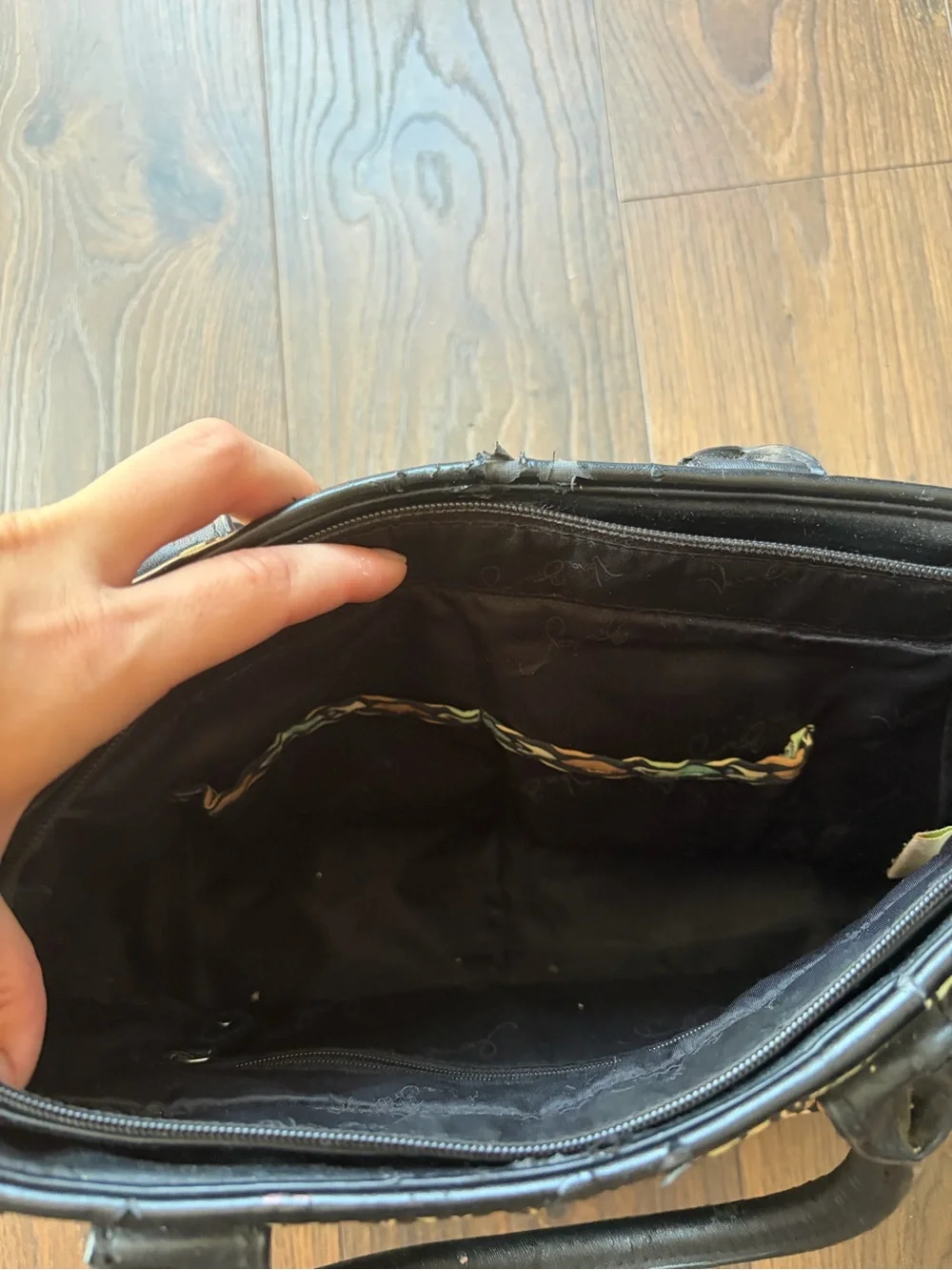 Vera Bradley structured satchel