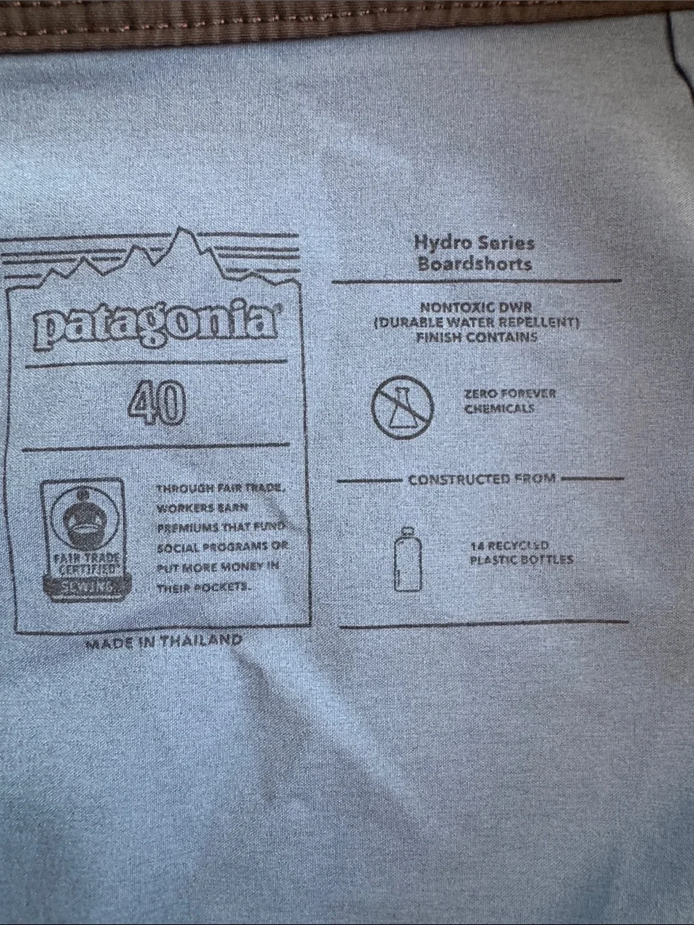Patagonia Men’s Blue Swim Trunks 7” inseam