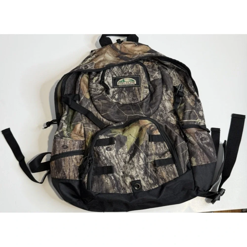 Fieldline Camo Backpack Hunting Hiking Outdoors Camping Daypack Pockets Gorpcore