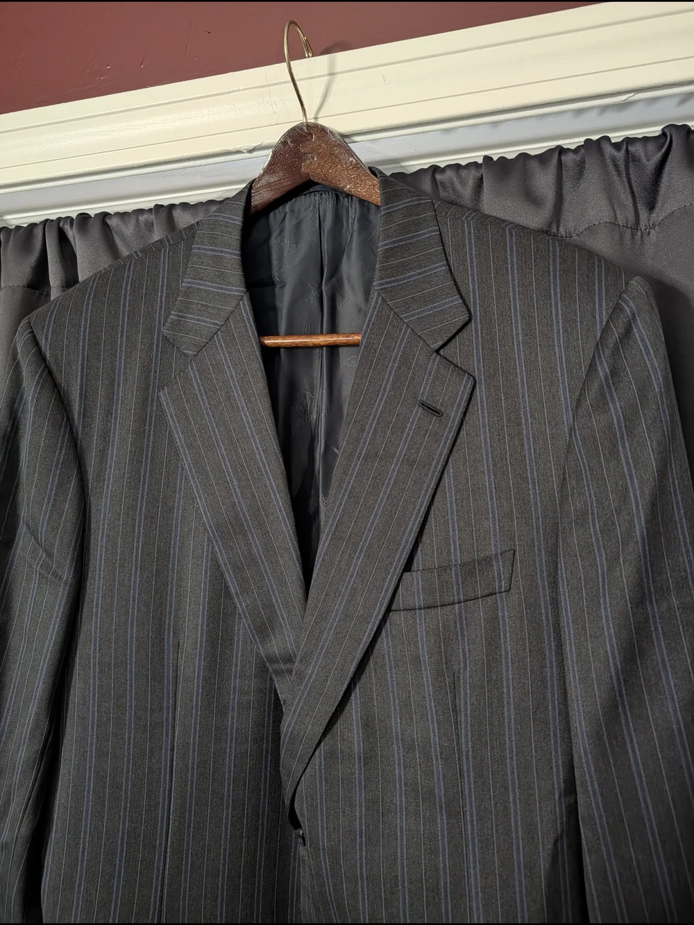 Brioni charcoal blue