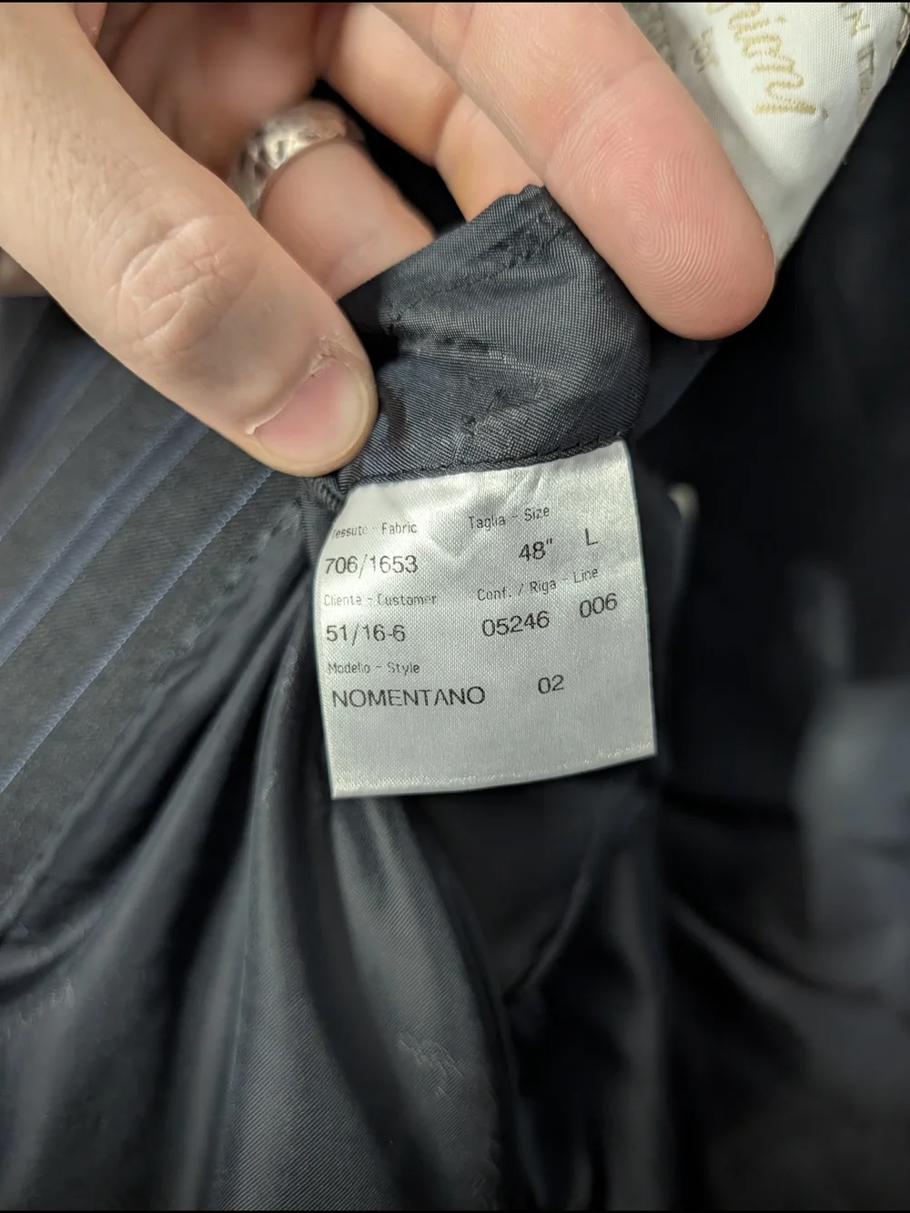 Brioni charcoal blue
