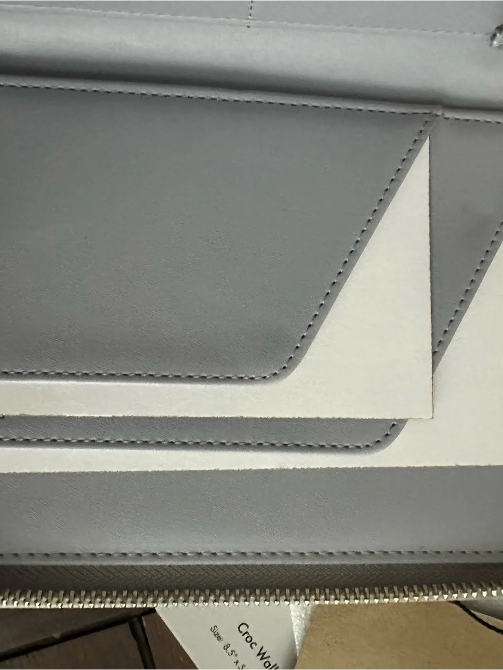 Calpak croc embossed