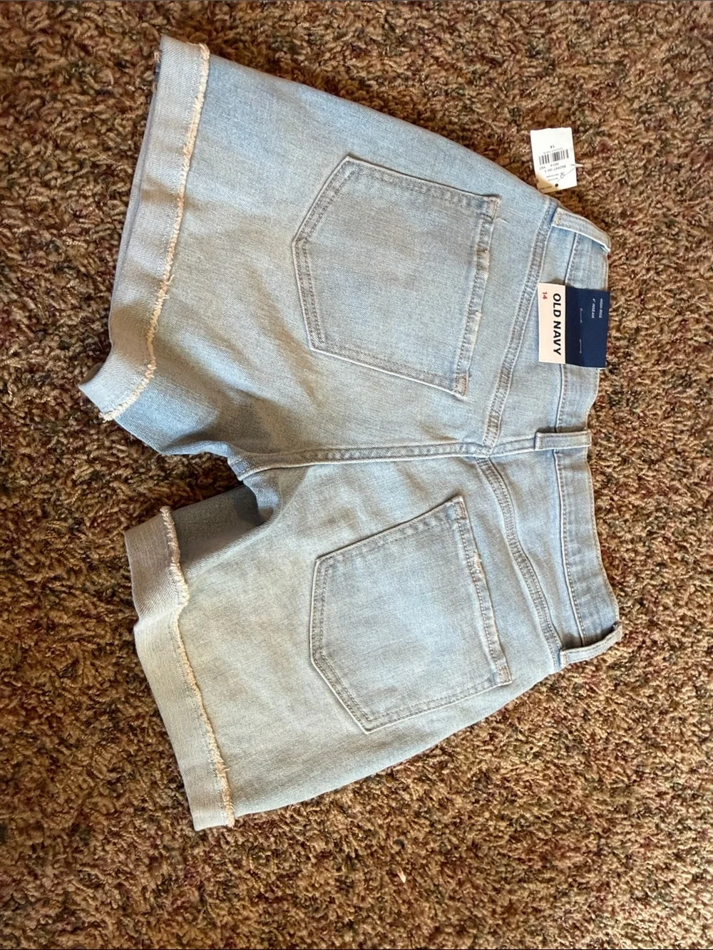 Old Navy shorts red belt