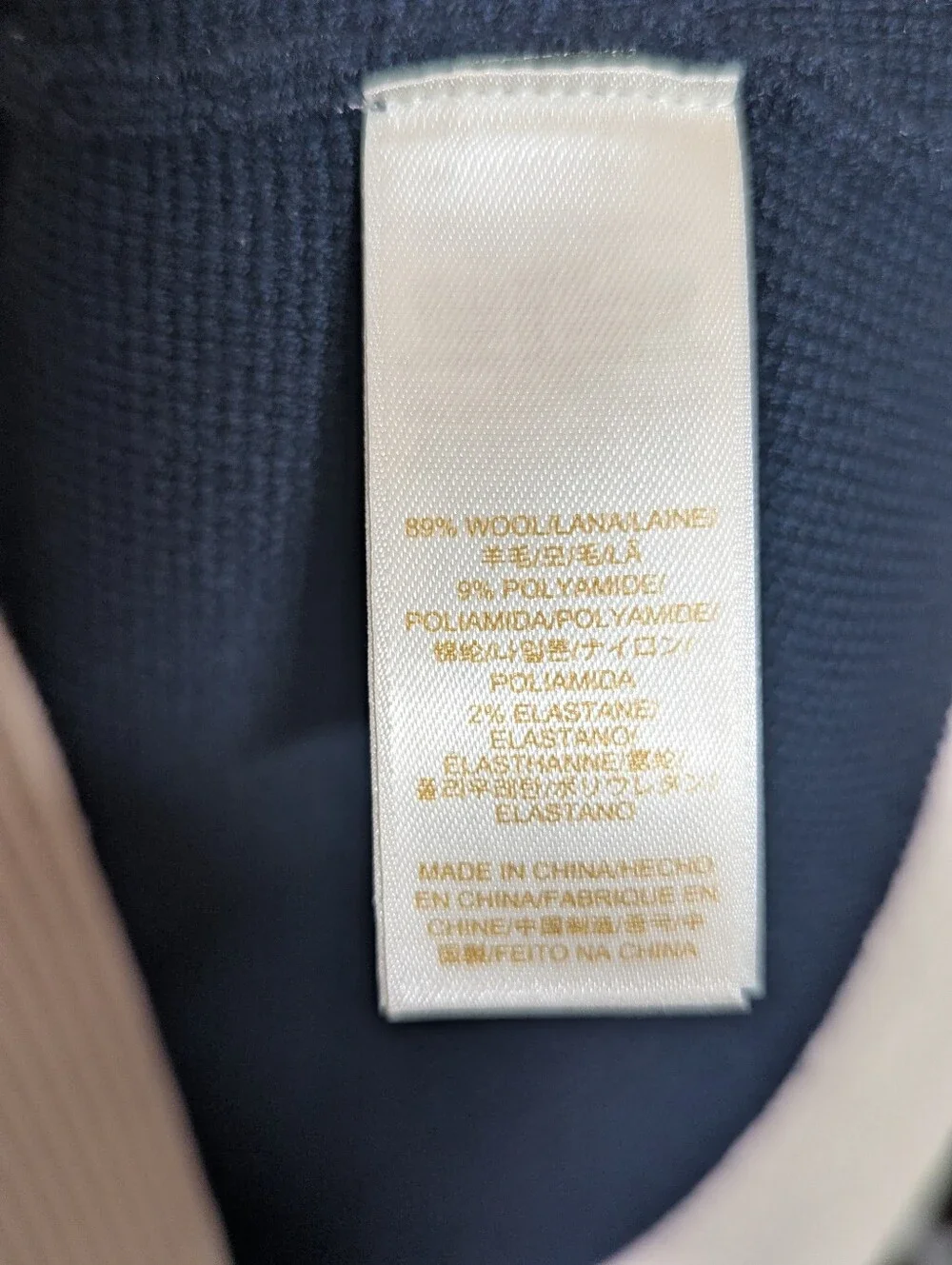 kate spade navy pockets