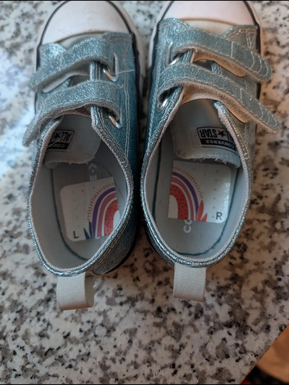 Converse sparkling glitter