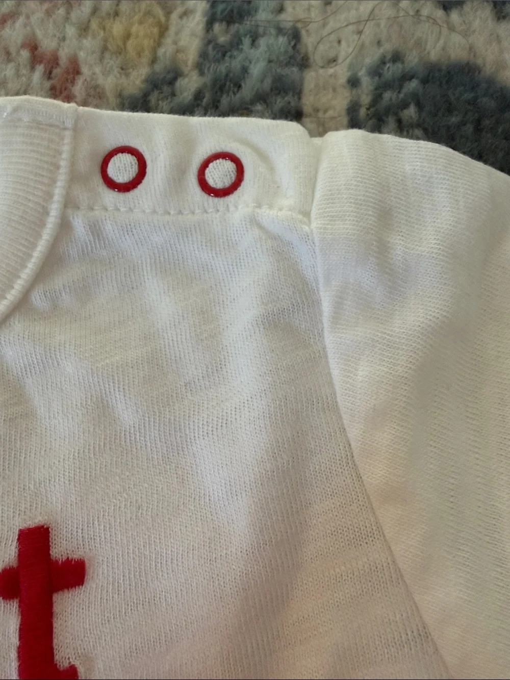 Gymboree shoulder white text