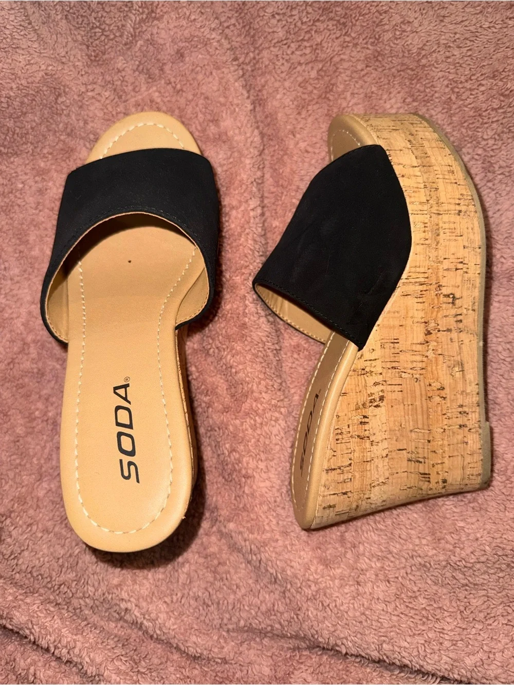 Soda wedge slides