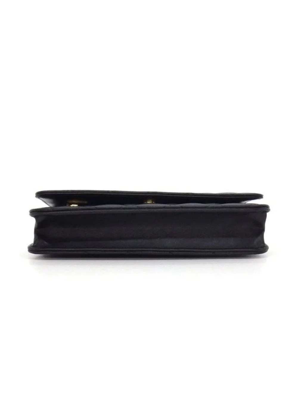 Chanel Shoulder Bag Quilted Classic Chain Wallet Onwards Black Lambskin