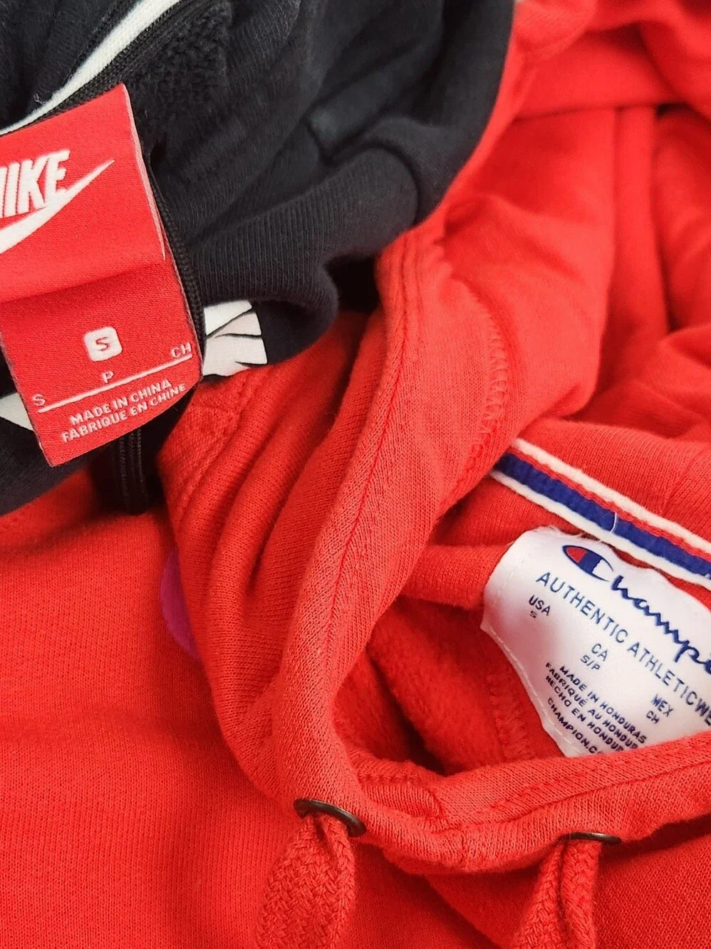 Nike × Champion Hoodie Lot of 2. Small