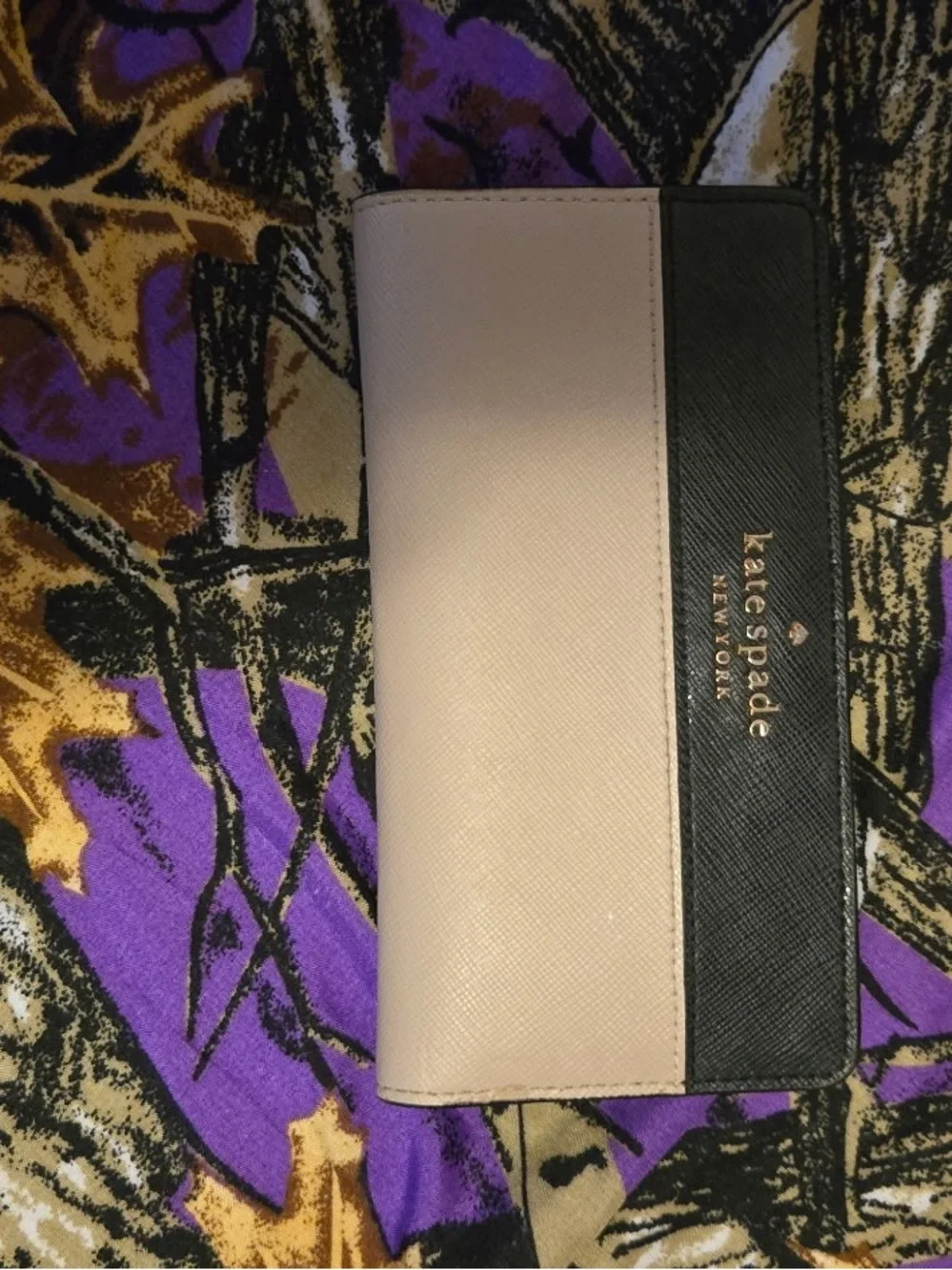 kate spade Blush, Black and Cream Panel Shoulder Bag