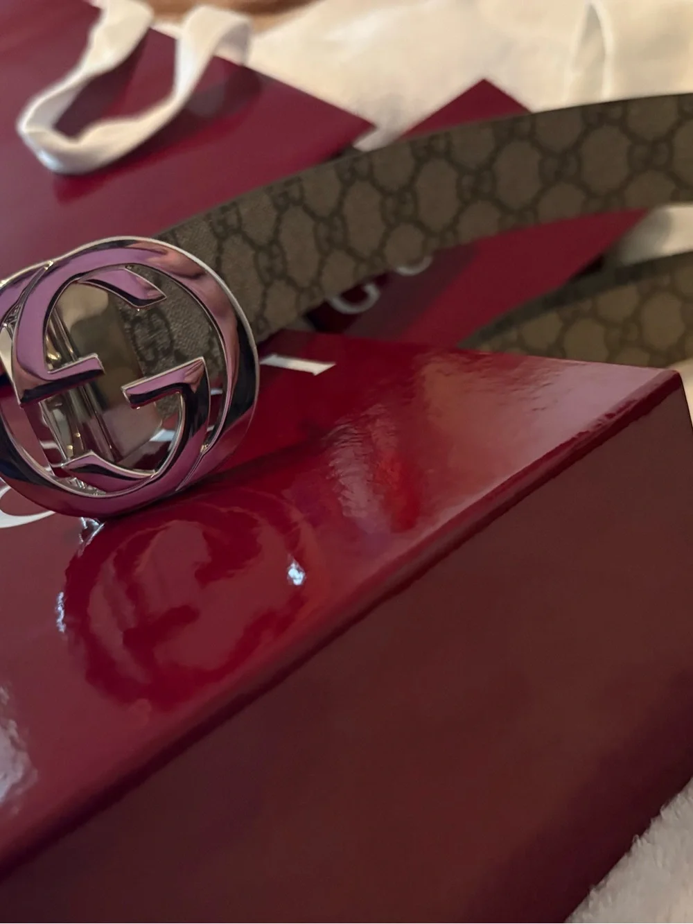 Gucci designer belt