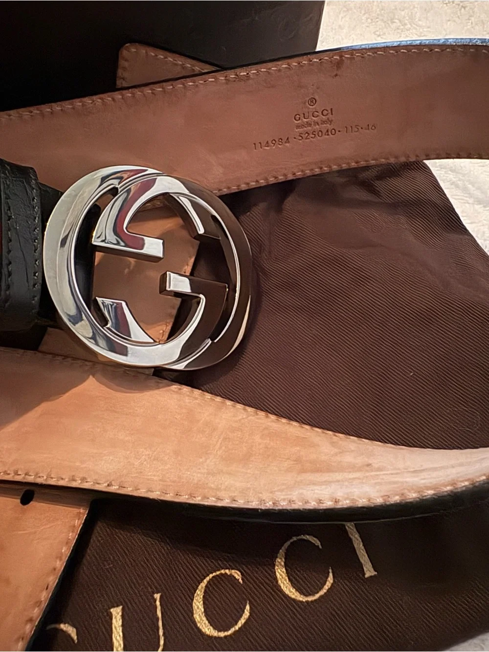 Gucci authentic belt