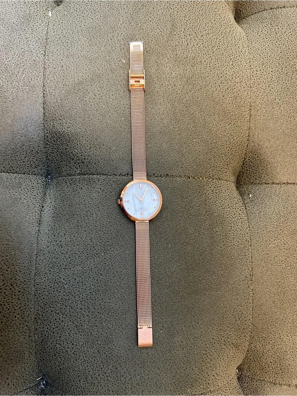 Ted Baker gold ted watch