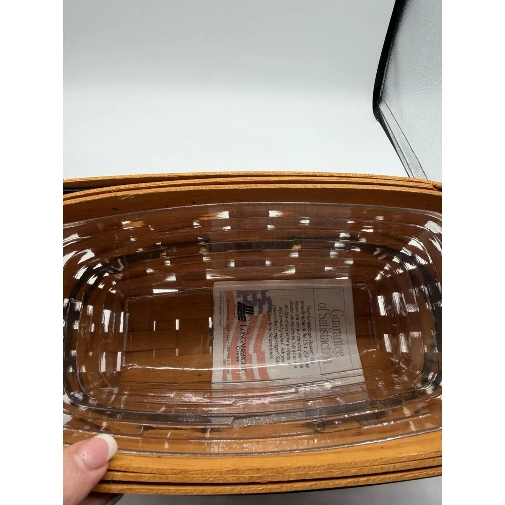 Longaberger Collectors Club 1997 Renewal Basket‎ Combo 🧺✨ – NIB (New in Box)
