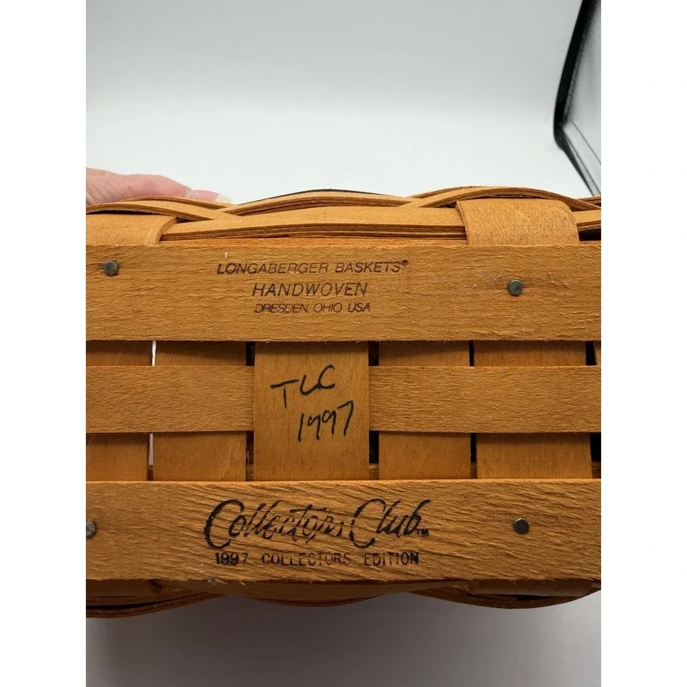Longaberger Collectors Club 1997 Renewal Basket‎ Combo 🧺✨ – NIB (New in Box)