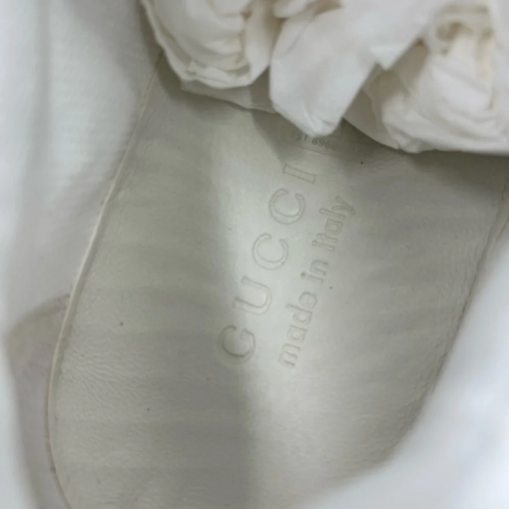 Men's Gucci 2.0 sneakers in white/gray/burgundy size 9 made in Italy