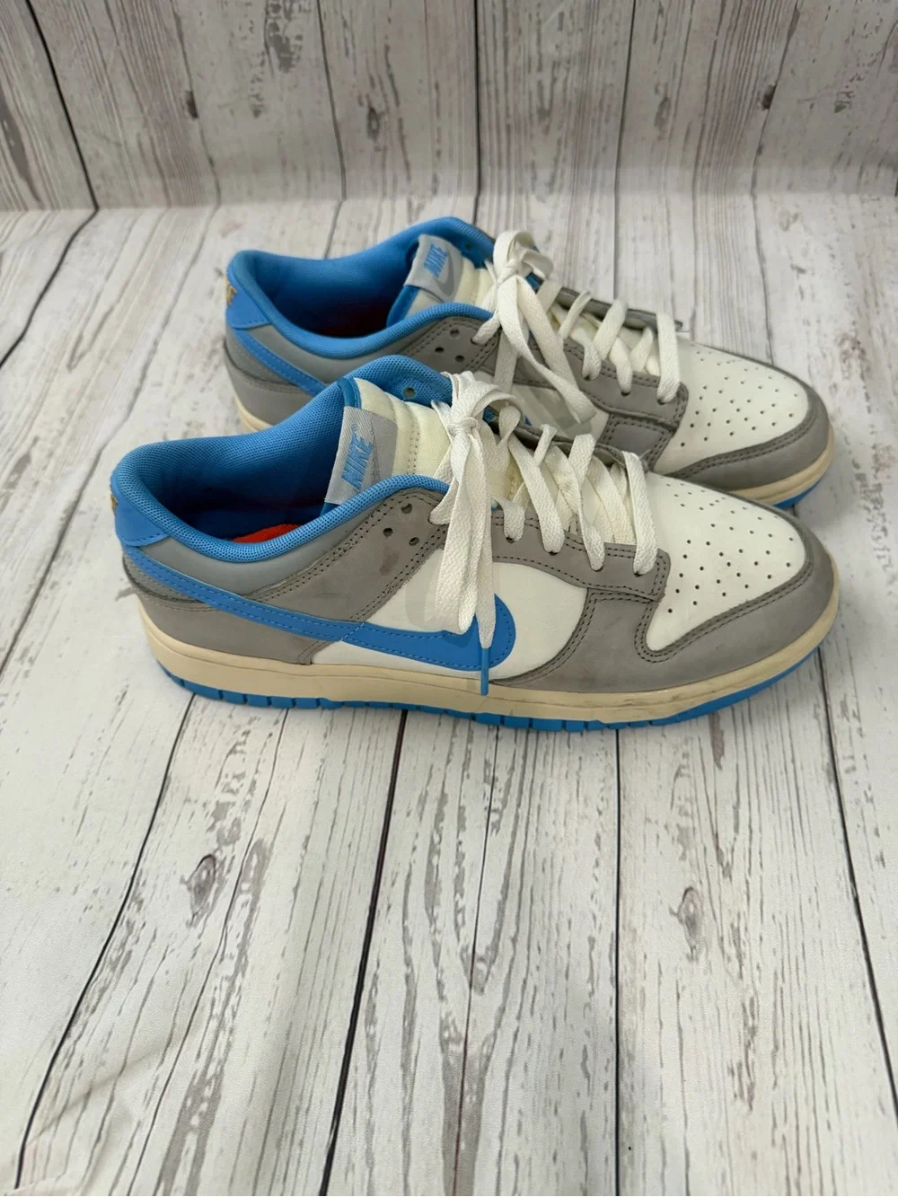 Nike Dunk Low Athletic Department University Blue Sneakers Size 9.5