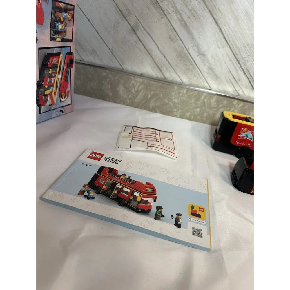 LEGO CITY - 60407 - Double-Decker Sightseeing Bus -Med Damaged Box