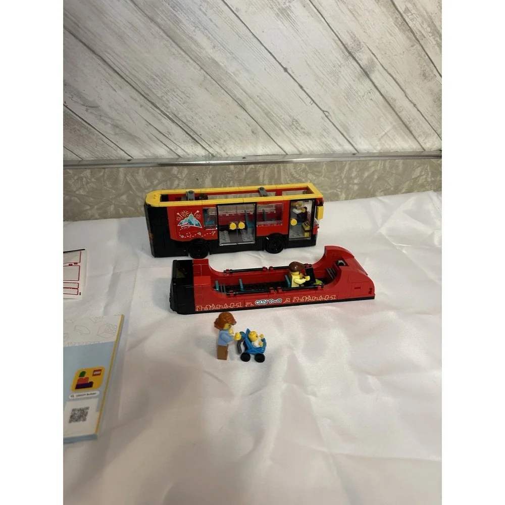 LEGO CITY - 60407 - Double-Decker Sightseeing Bus -Med Damaged Box