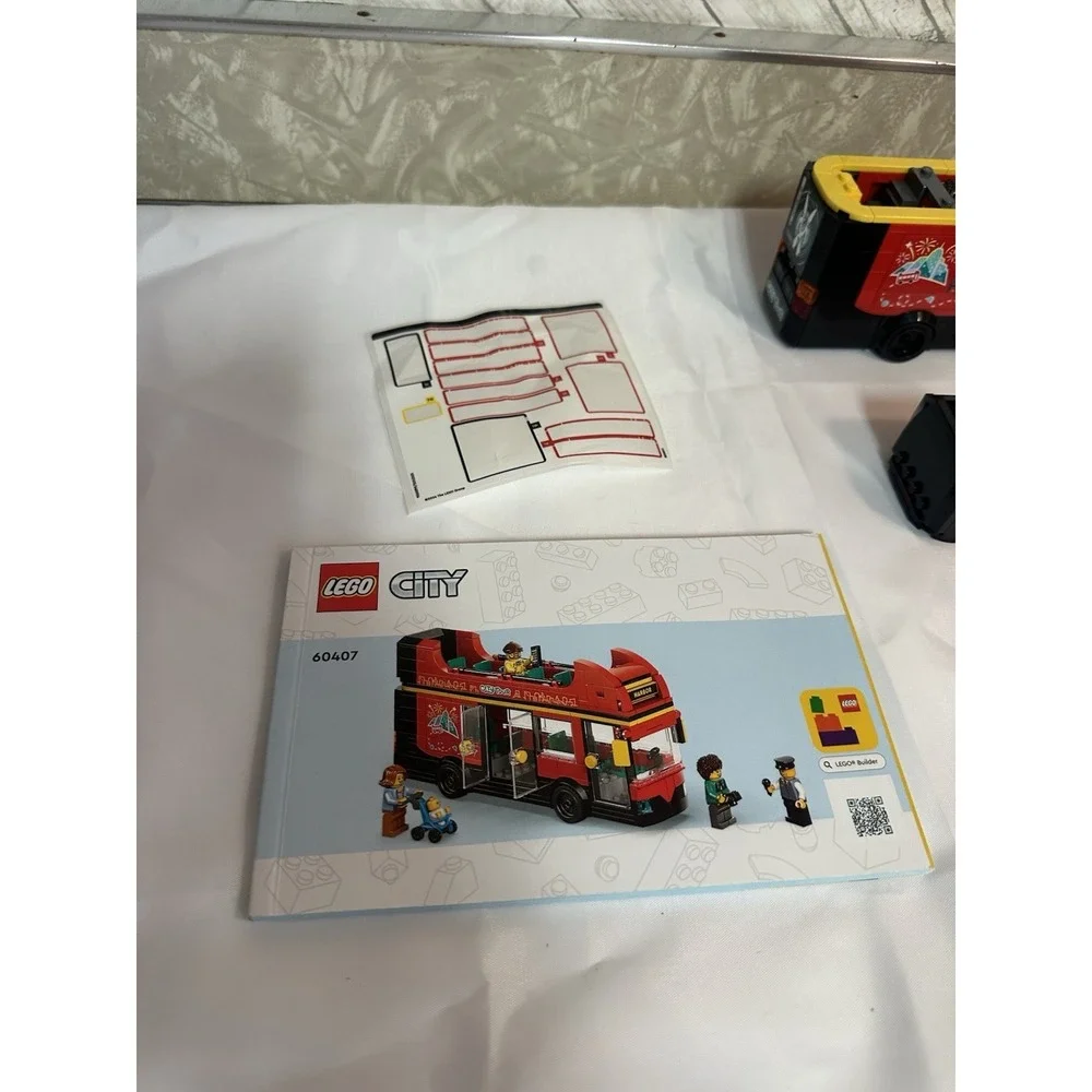 LEGO CITY - 60407 - Double-Decker Sightseeing Bus -Med Damaged Box