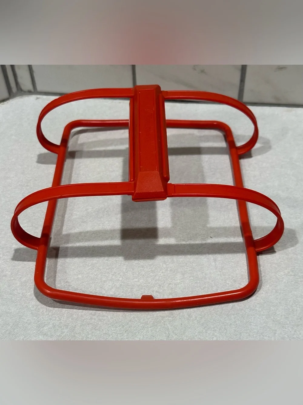 Vintage 3 Piece Set Tupperware Luncbox/ Ice Cream Keeper #|254-18Paprika/Red