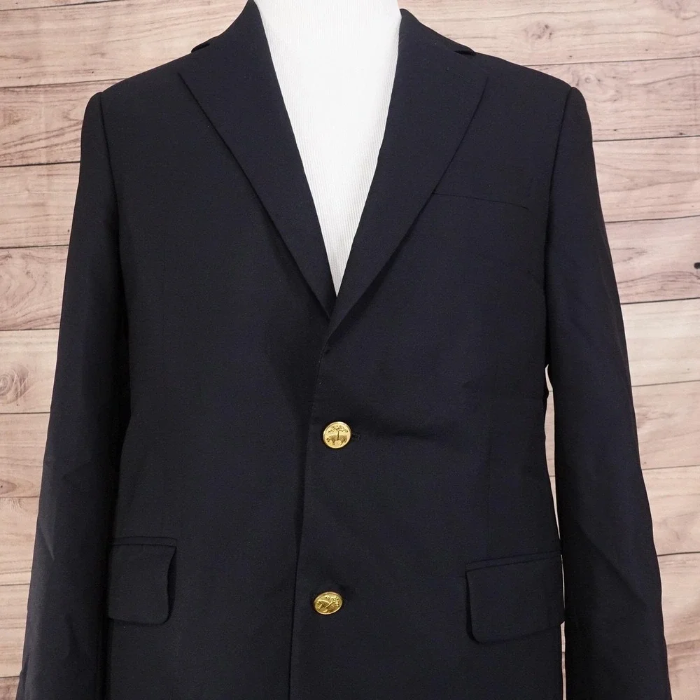 Brooks Brothers Blazer 39R Wool Loro Piana Italy Sport Coat Jacket Brooksease