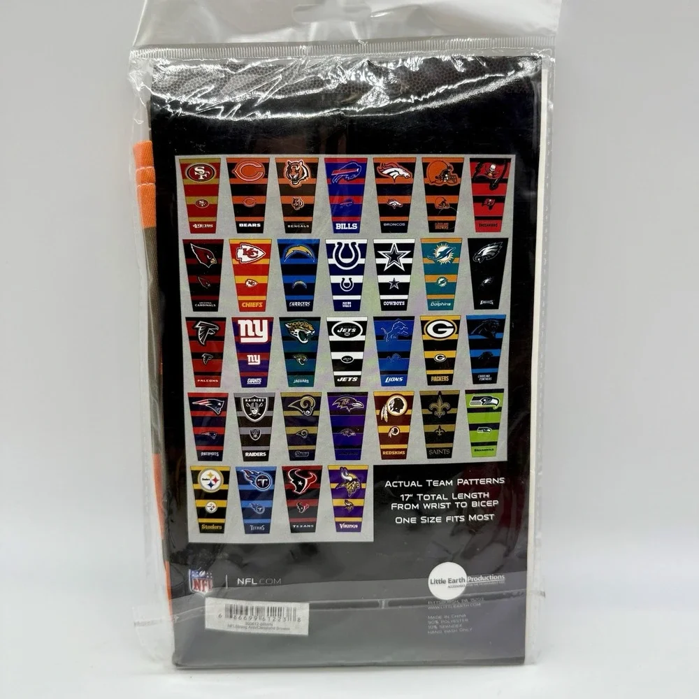 NFL Cleveland Browns Strong Arm Fan Sleeves(2) Little Earth Licensed OSFM‎ 17