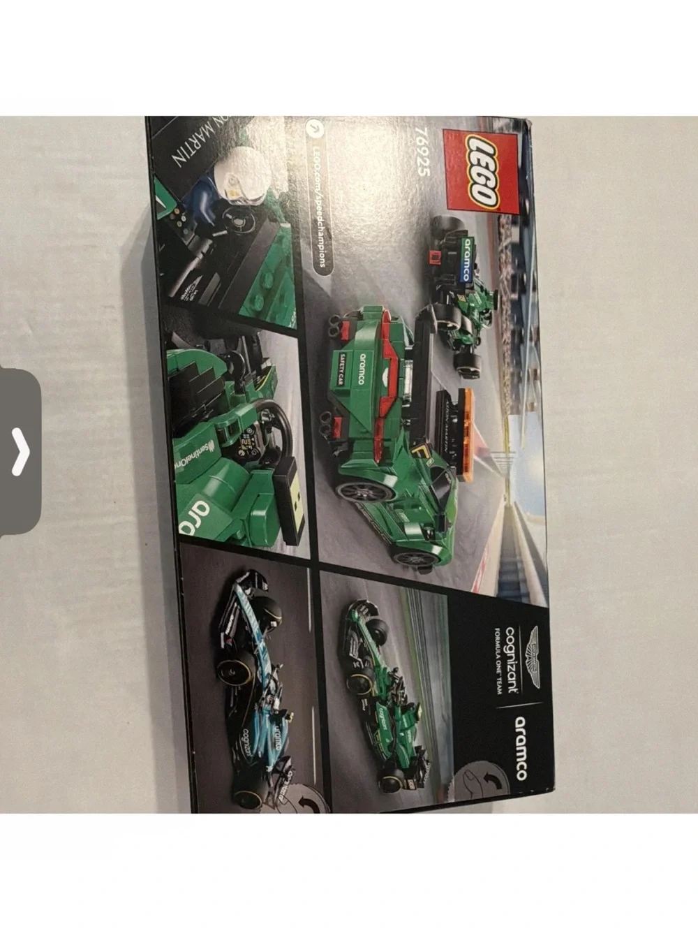 Lego Speed Champions Aston Martin Racing Cars in Green