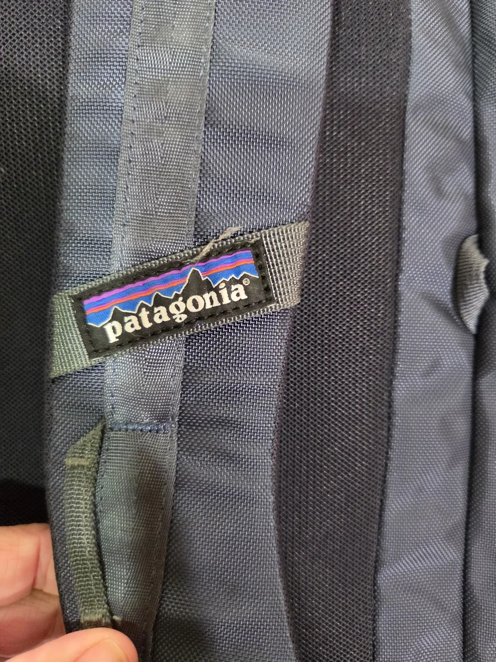 Patagonia One Blue Grey Backpack Roll-top Linked 28L