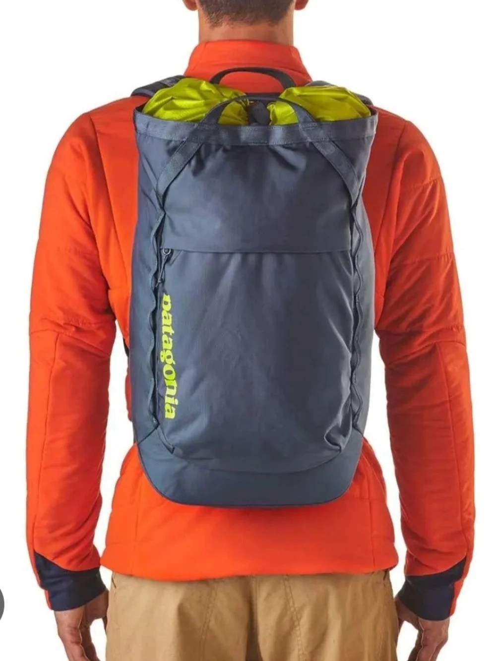 Patagonia One Blue Grey Backpack Roll-top Linked 28L
