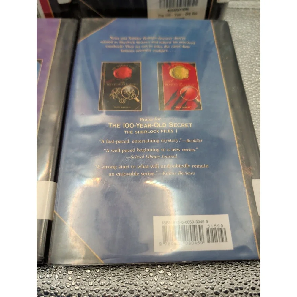 Complete Set Series - Lot of 4 Sherlock Files books by Tracy Barrett