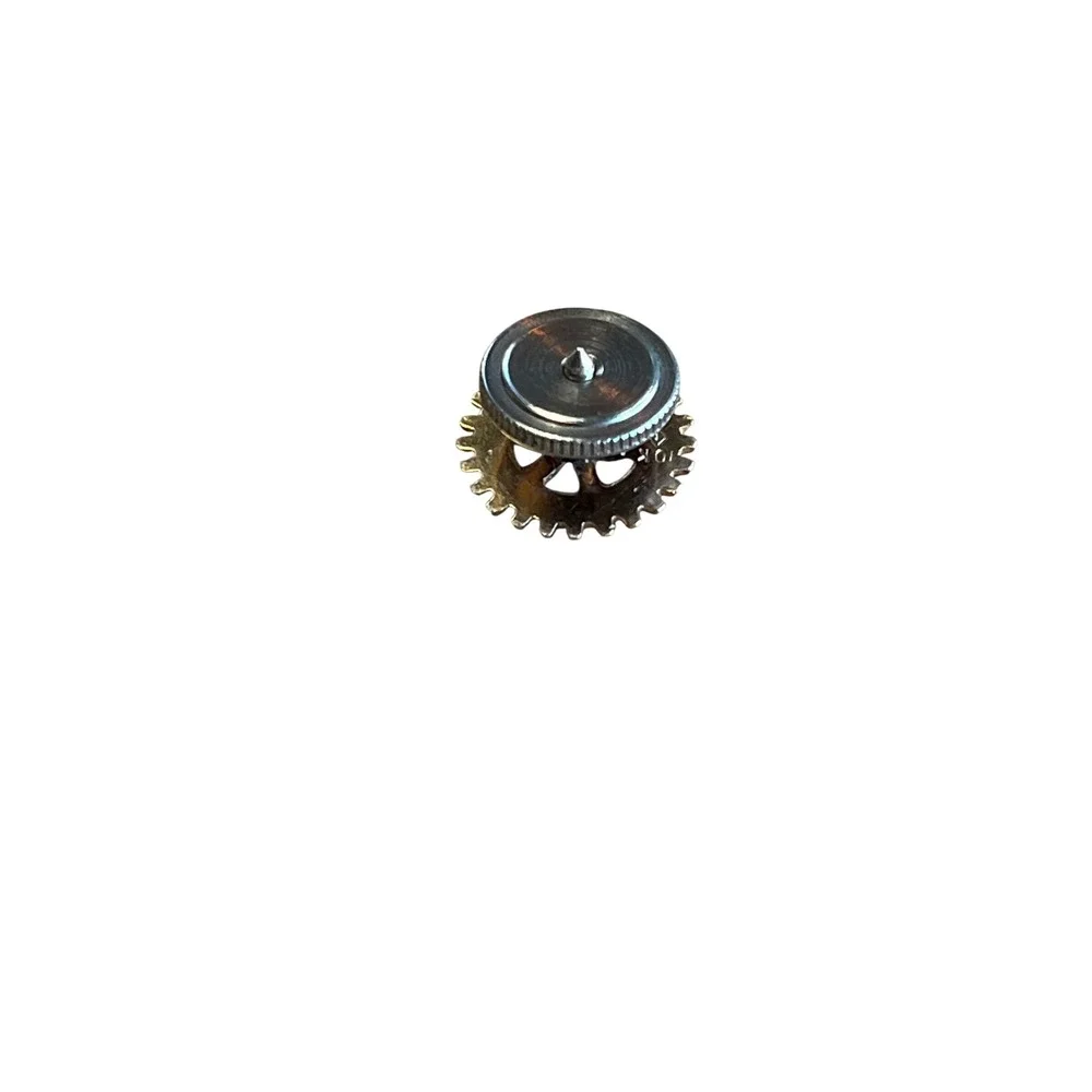 Vintage Rotary International 10K Yellow Gold Blue Enamel Cogwheel Lapel Pin