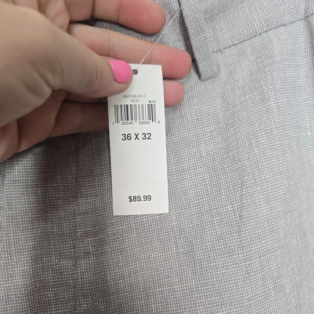 Banana Republic Mens Linen Blend Standard Fit Pants Blue 36x32 NEW $89.99