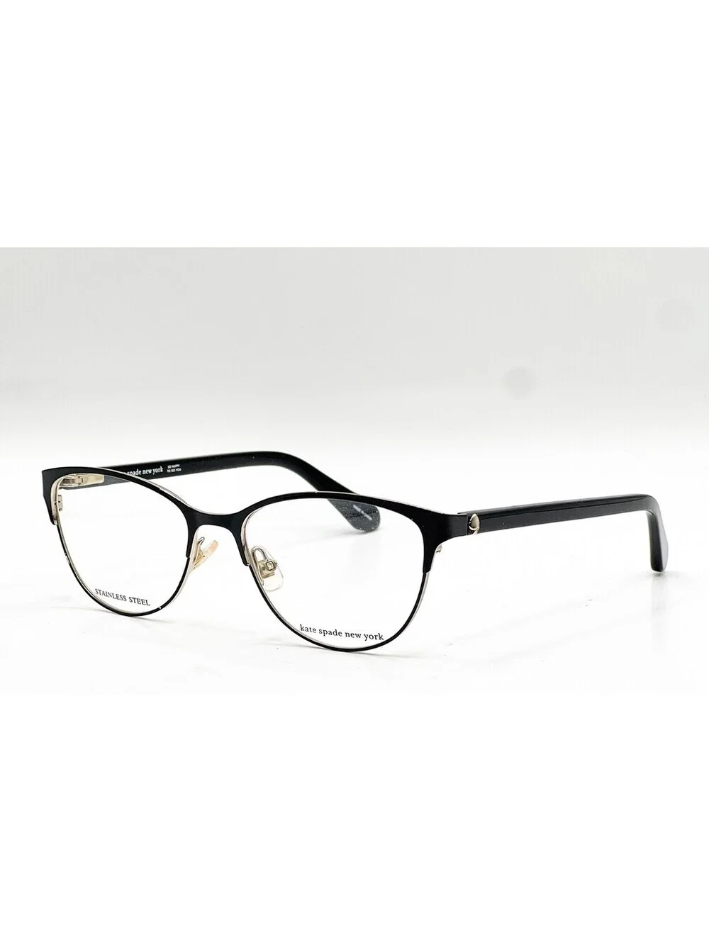 Kate Spade New York Hadlee 807 Black Oval Authentic Eyeglass Frames 52-16