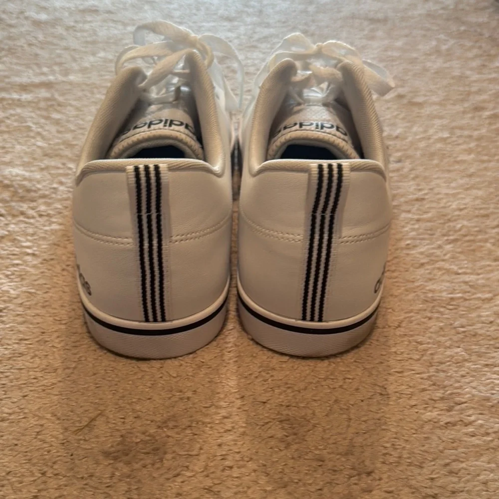 Adidas White and Black Classic Sneakers