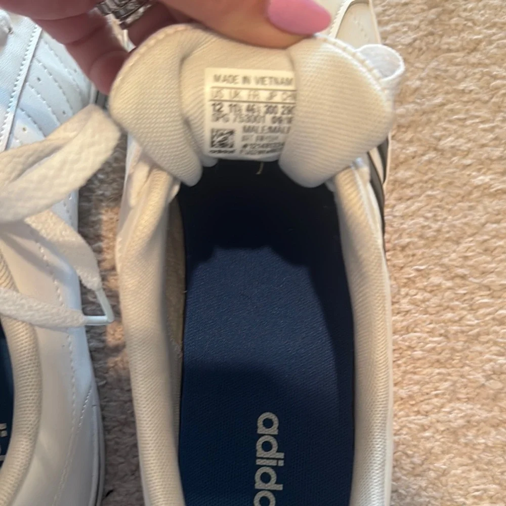 Adidas White and Black Classic Sneakers