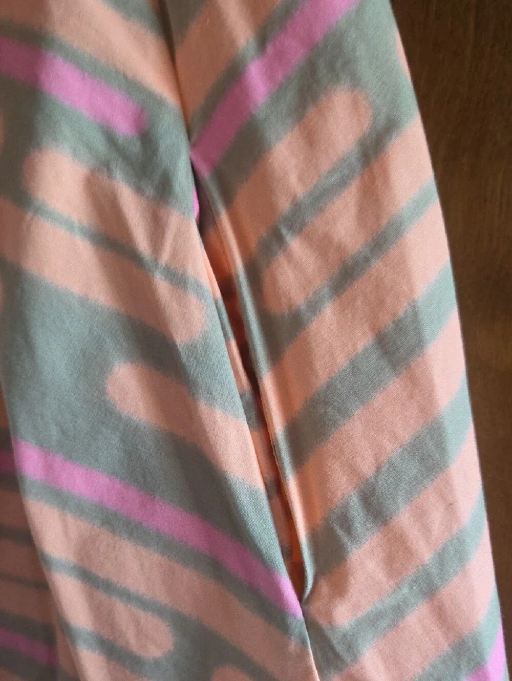 kate spade Pink and Coral Striped Sleeveless Casual Dress
