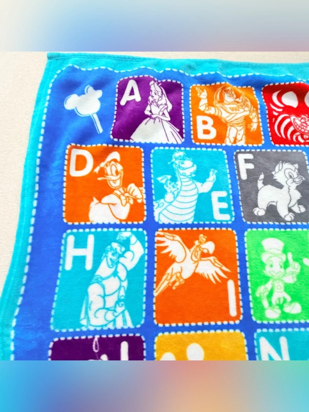 World of Disney Alphabet Fleece Blanket 40x60