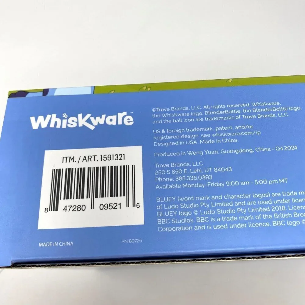 Whiskware Bluey Or Paw Patrol Snack Containers On The Go Kids Toddler Twist Lock